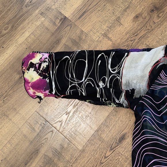 CTC LINENS Multicolor Patterned Jacket - Picture 5 of 6